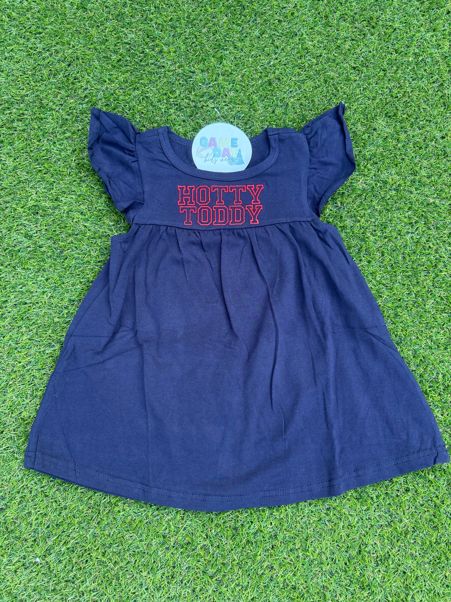 Flutter Sleeve Hotty Toddy Dress
