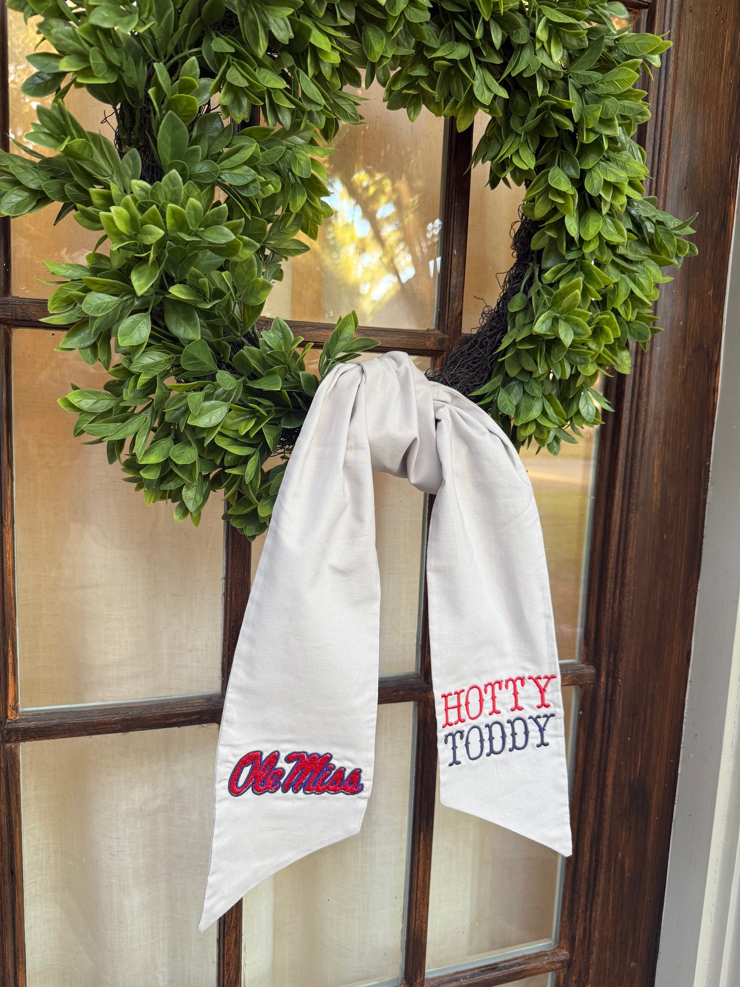 Wreath Sash- Ole Miss