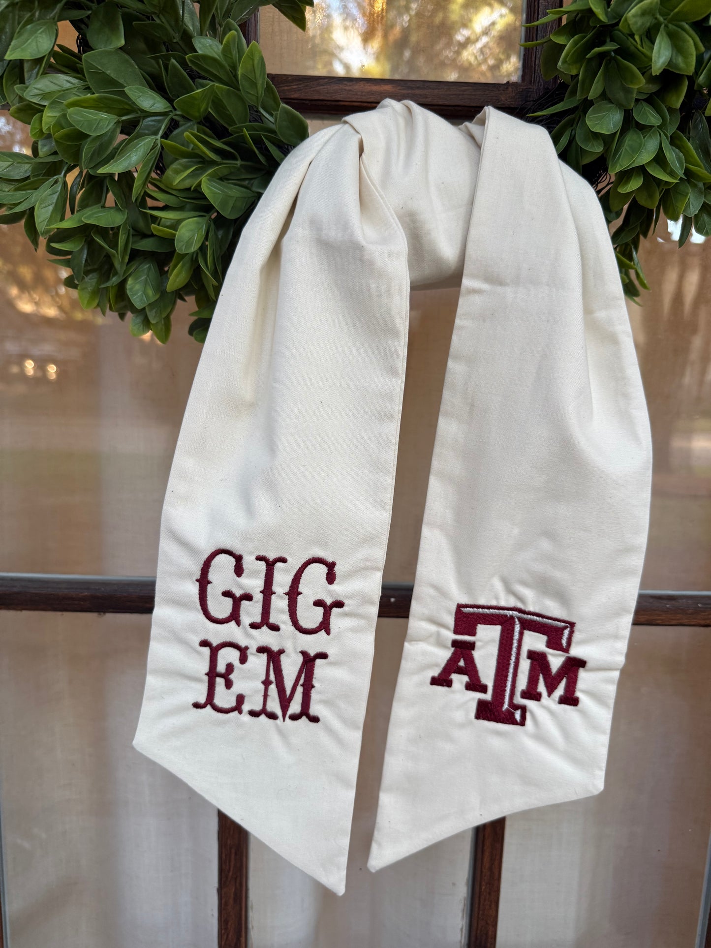 Wreath Sash- A&M