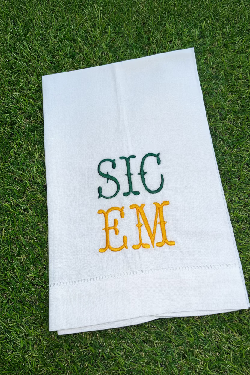 Tea Towel- Sic Em
