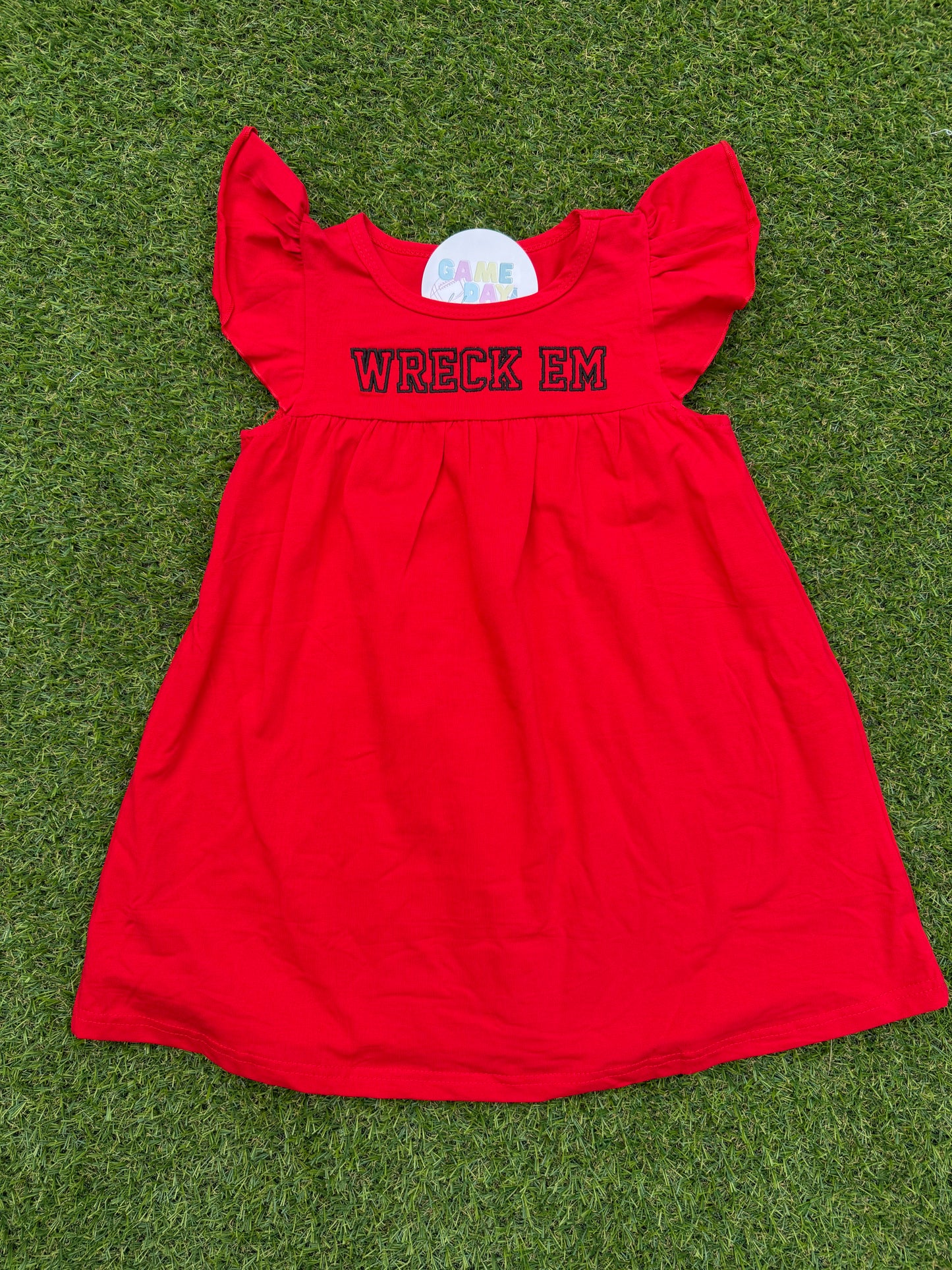 Flutter Sleeve Wreck Em Dress