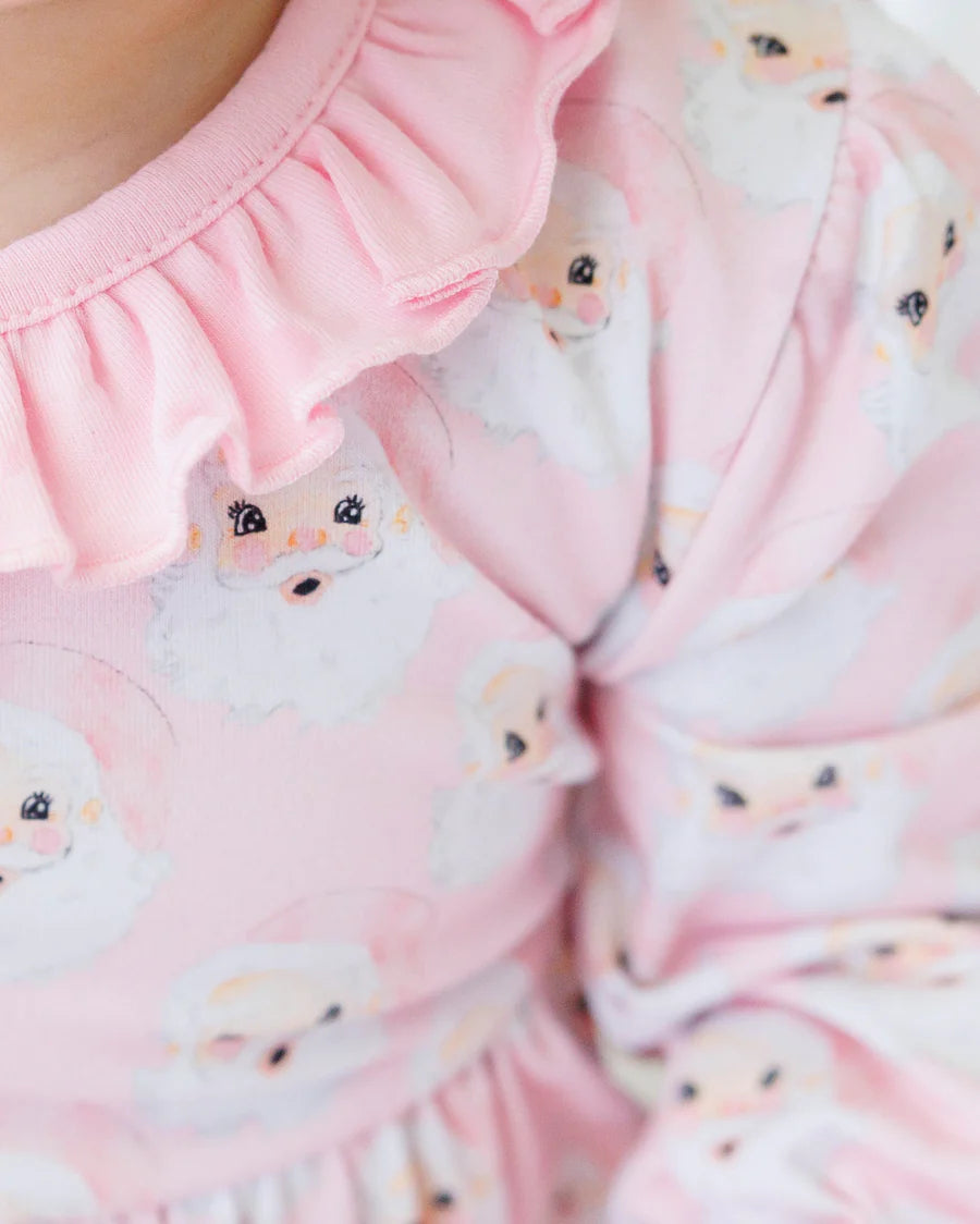 Jolly Santa Ruffle Romper