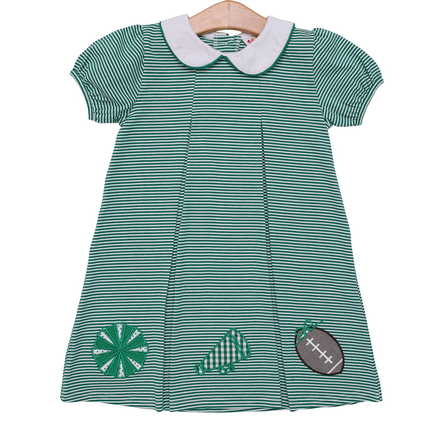 Applique Girls Dress - Green