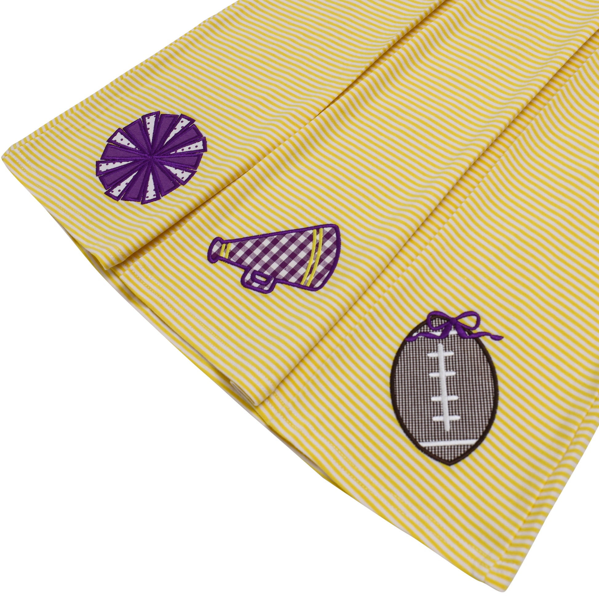 Football Girls Dress - Geaux Game Day Kids Wear Football Girls Dress - Geaux Game Day Kids Wear