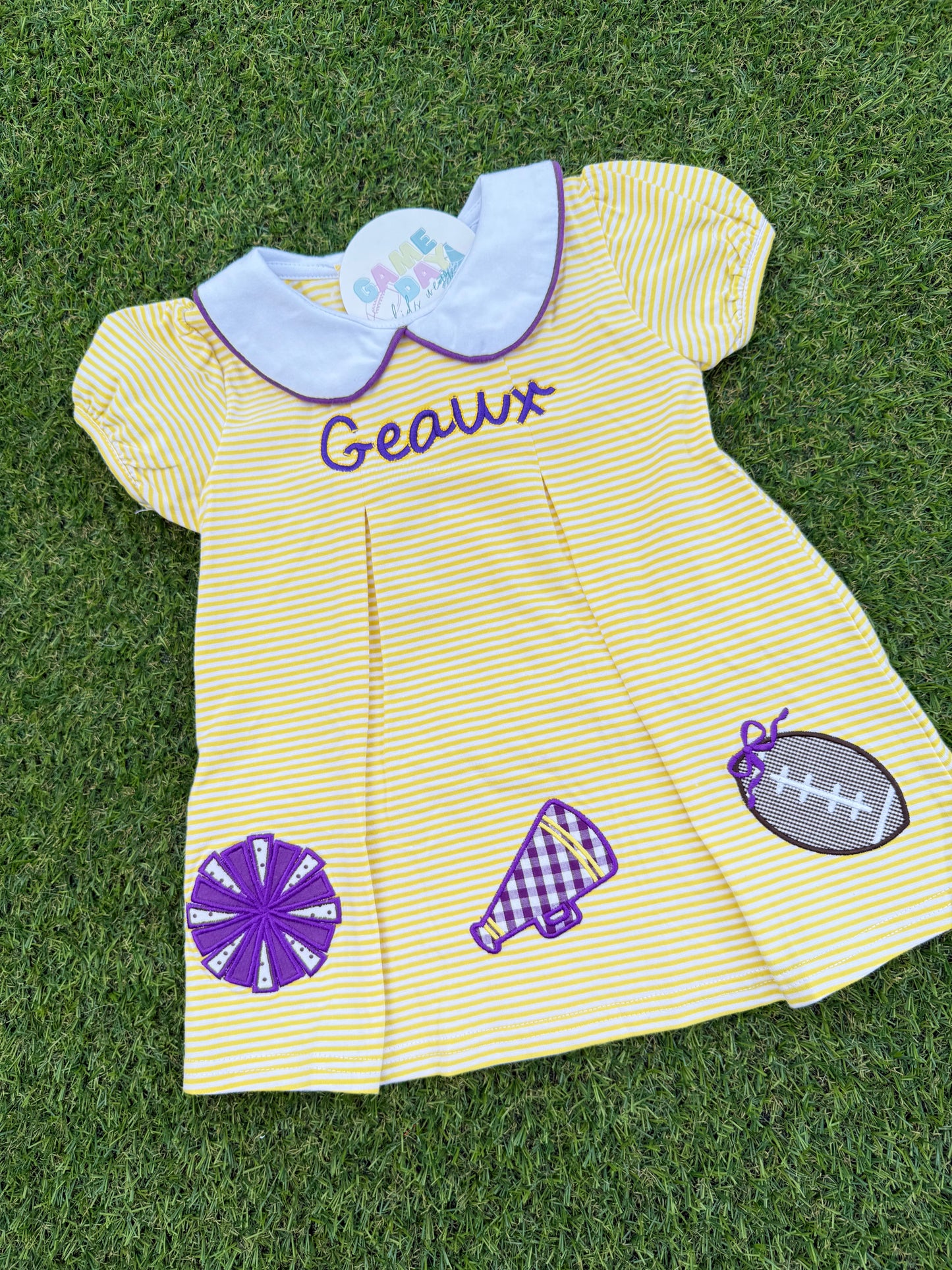 Football Girls Dress - Geaux