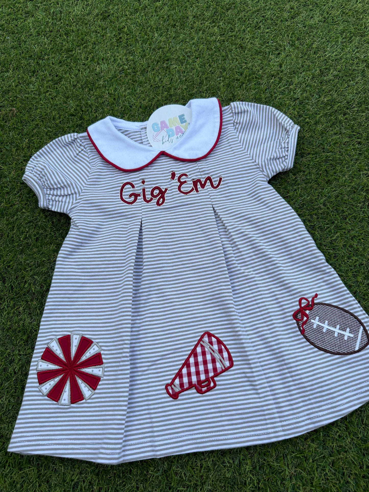 Football Girls Dress - Gig Em