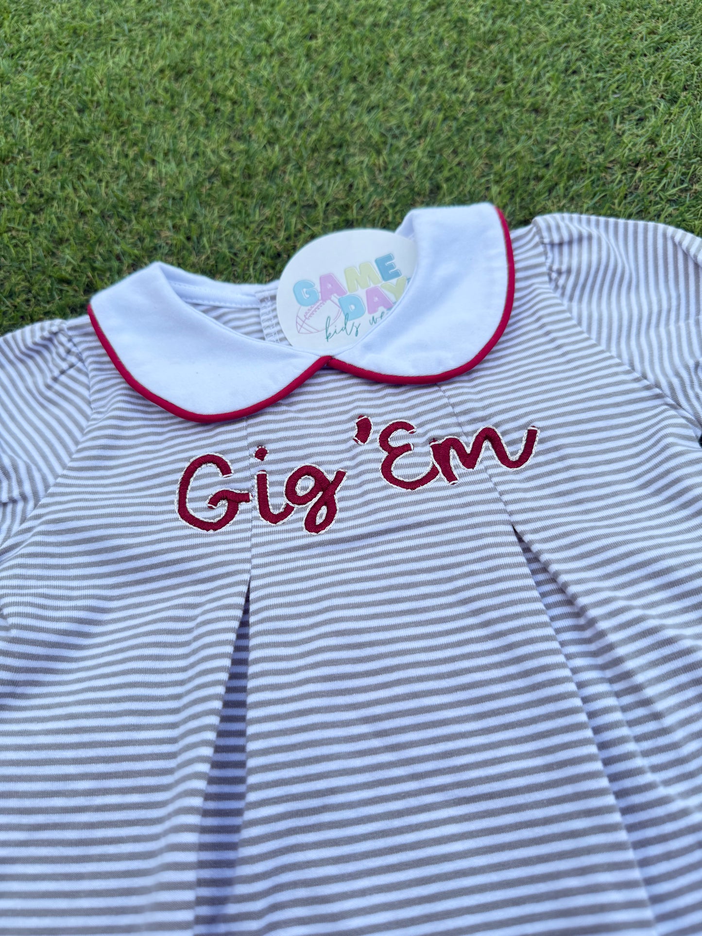 Football Girls Dress - Gig Em