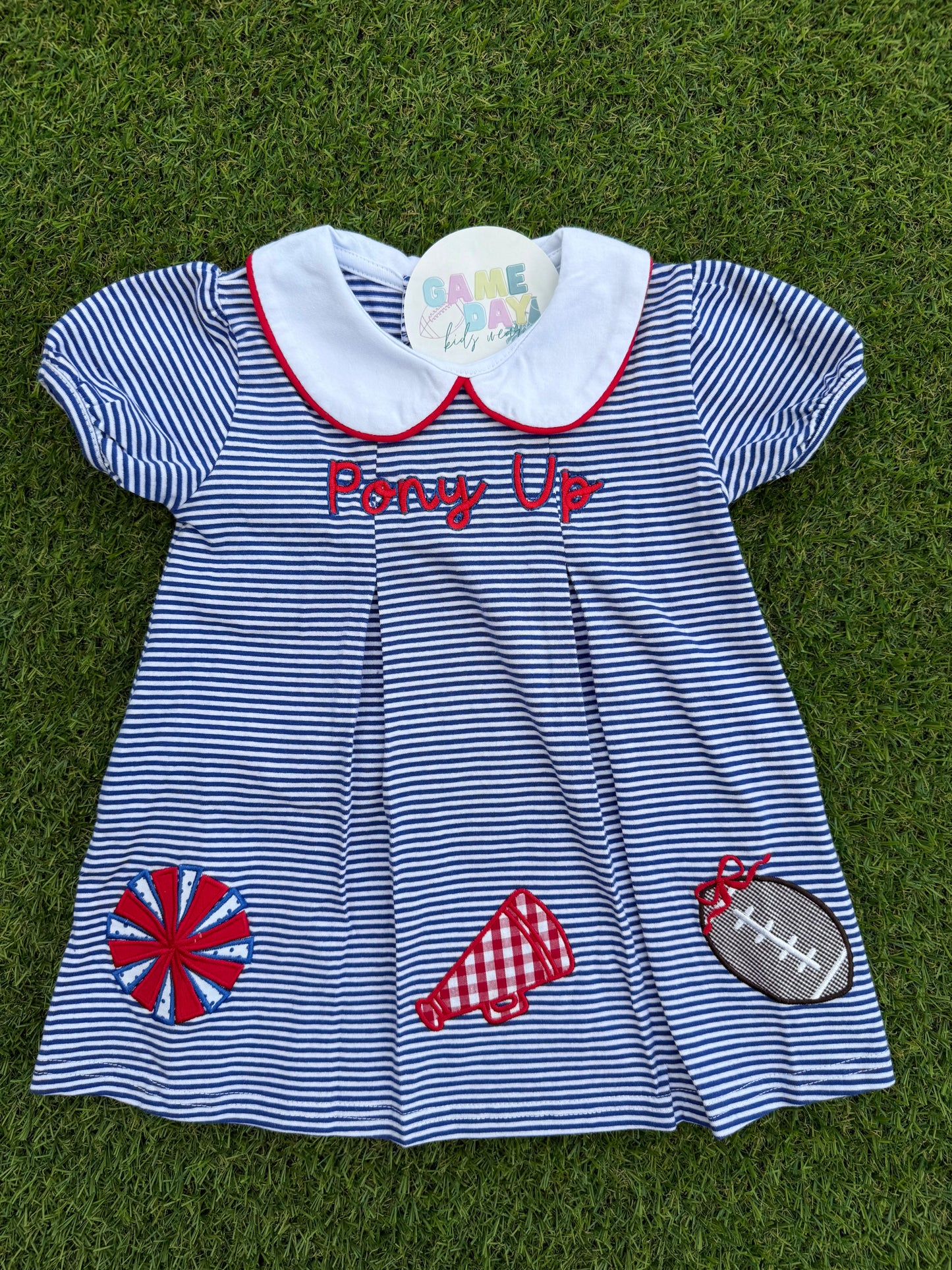 Football Girls Dress - Pony up