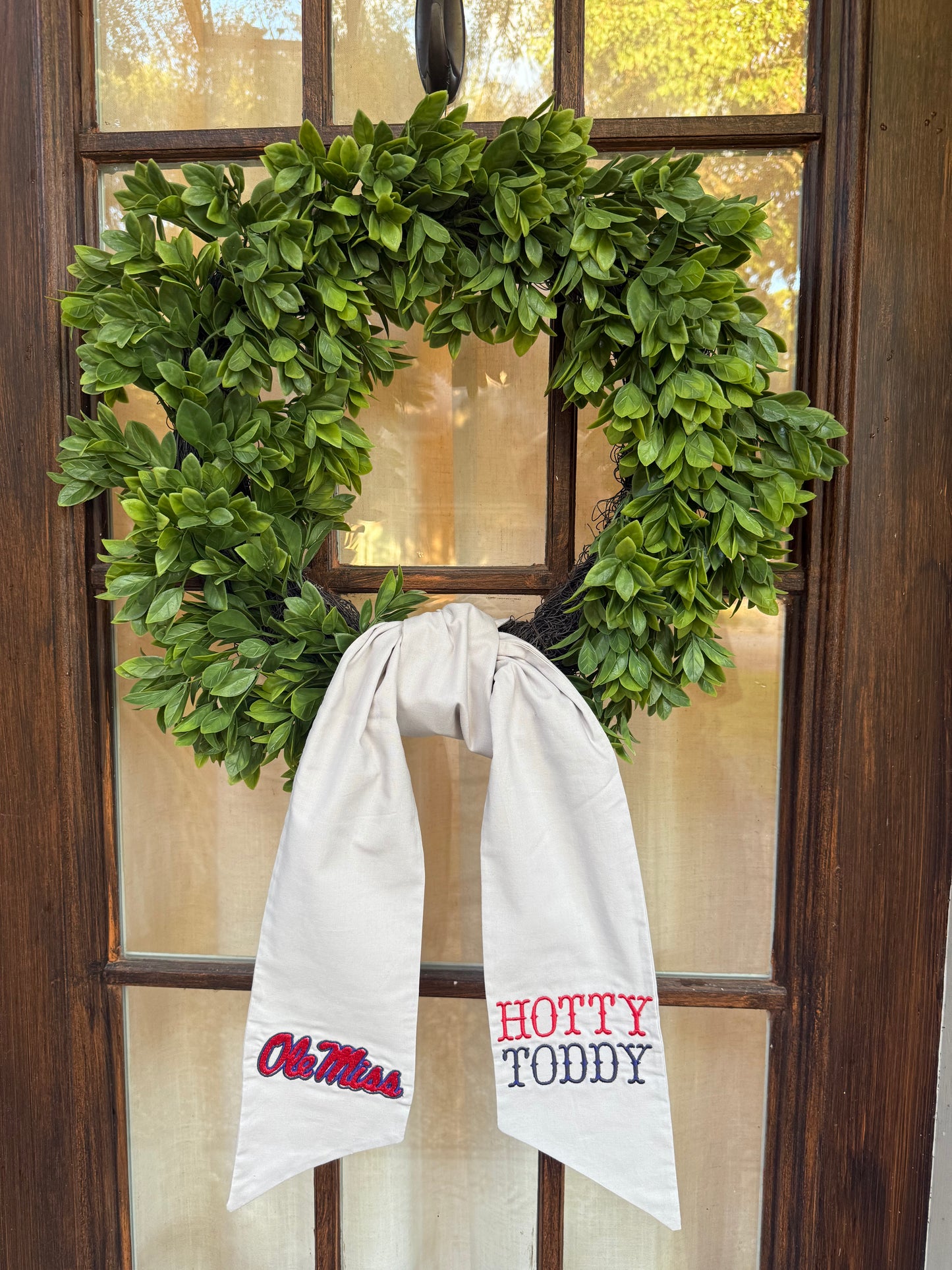 Wreath Sash- Ole Miss