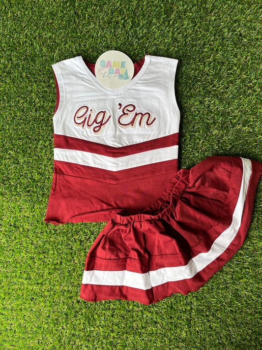 Cheer Uniform- Gig 'Em