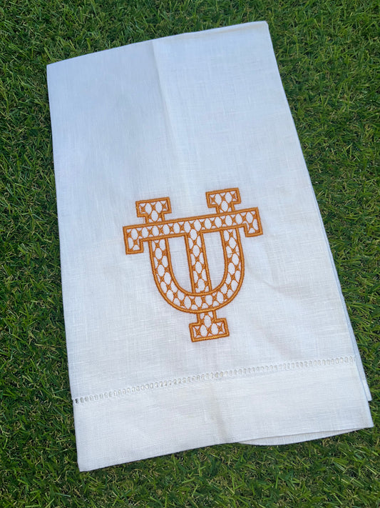 Tea Towel- UT houndstooth