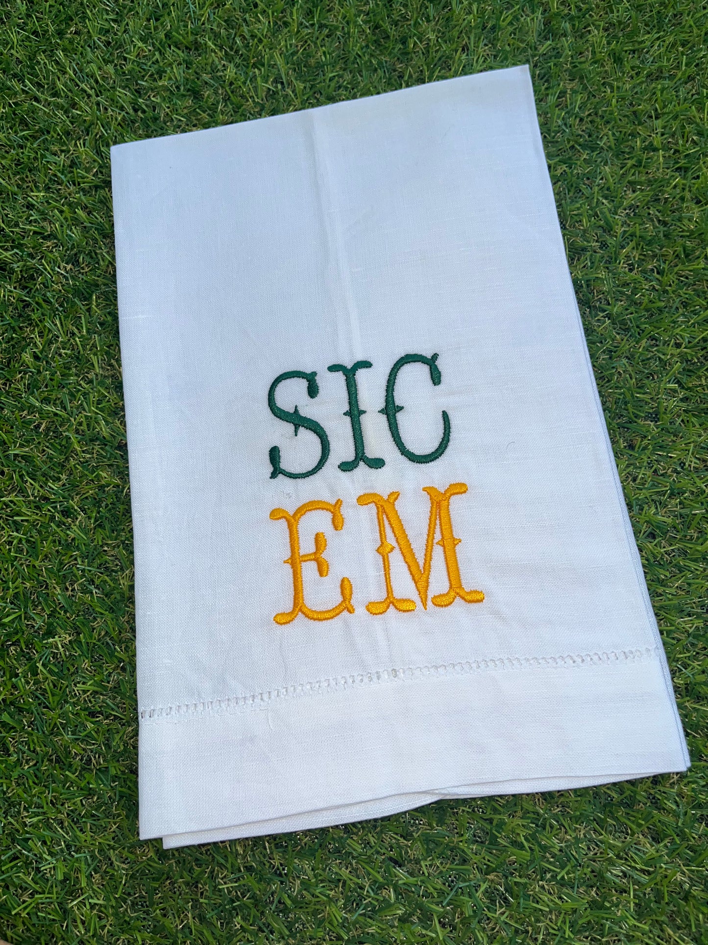 Tea Towel- Sic Em