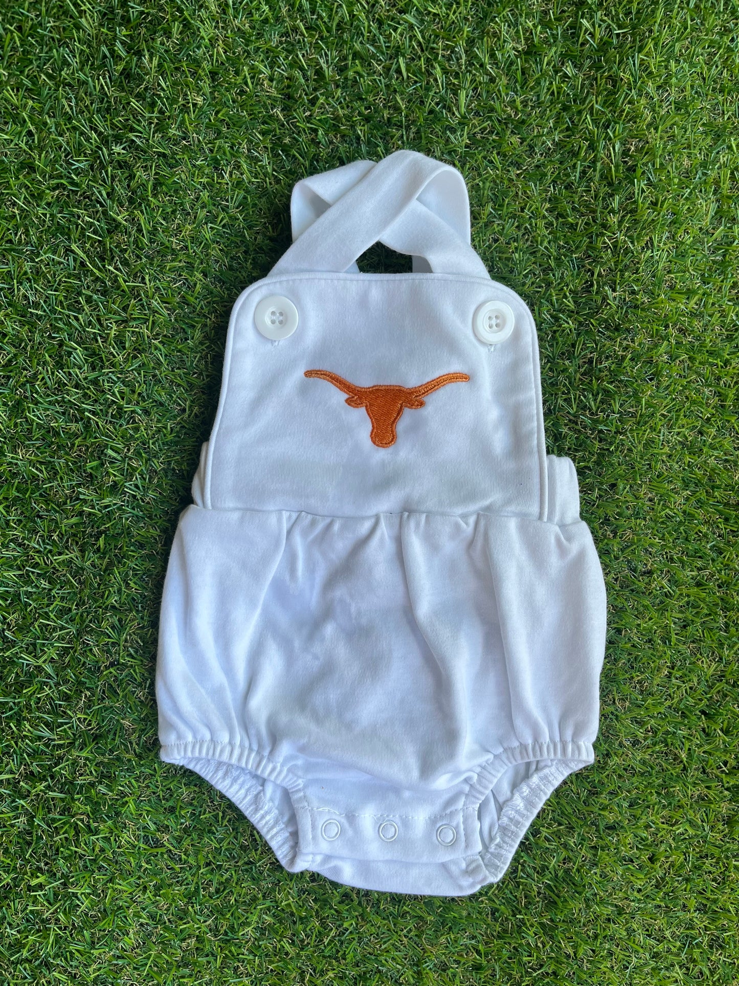 Baby sun suit with Longhorn