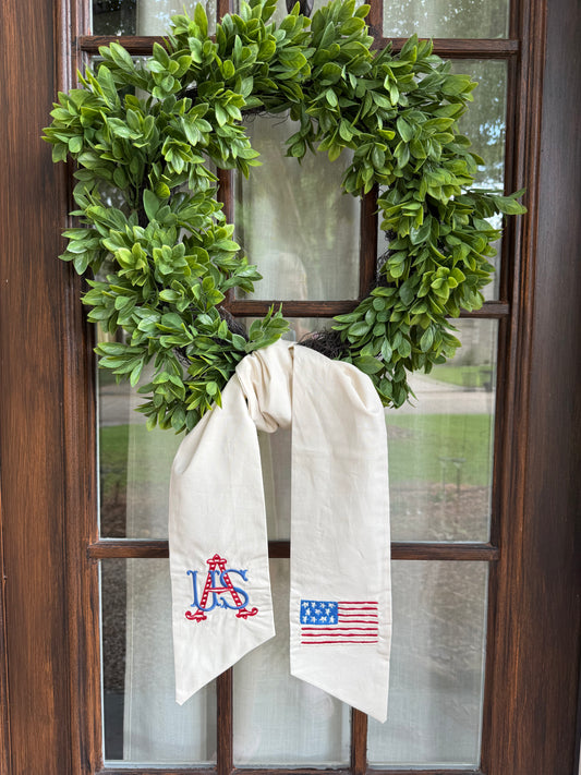 Wreath Sash-USA