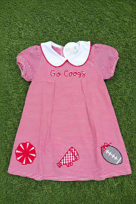 Football Girls Dress - Go Coogs