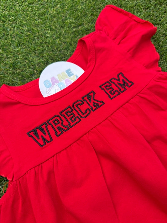 Flutter Sleeve Wreck Em Dress