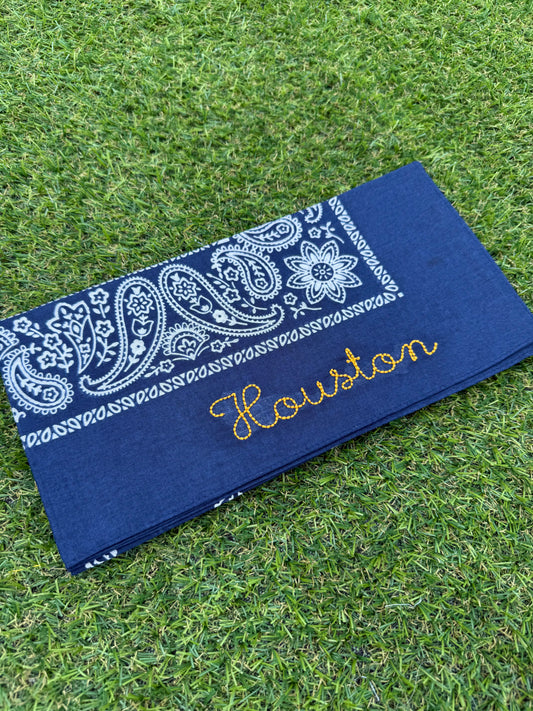 Houston Bandana- Navy