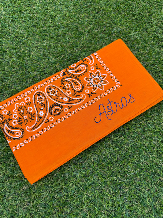 Astros Bandana- Orange
