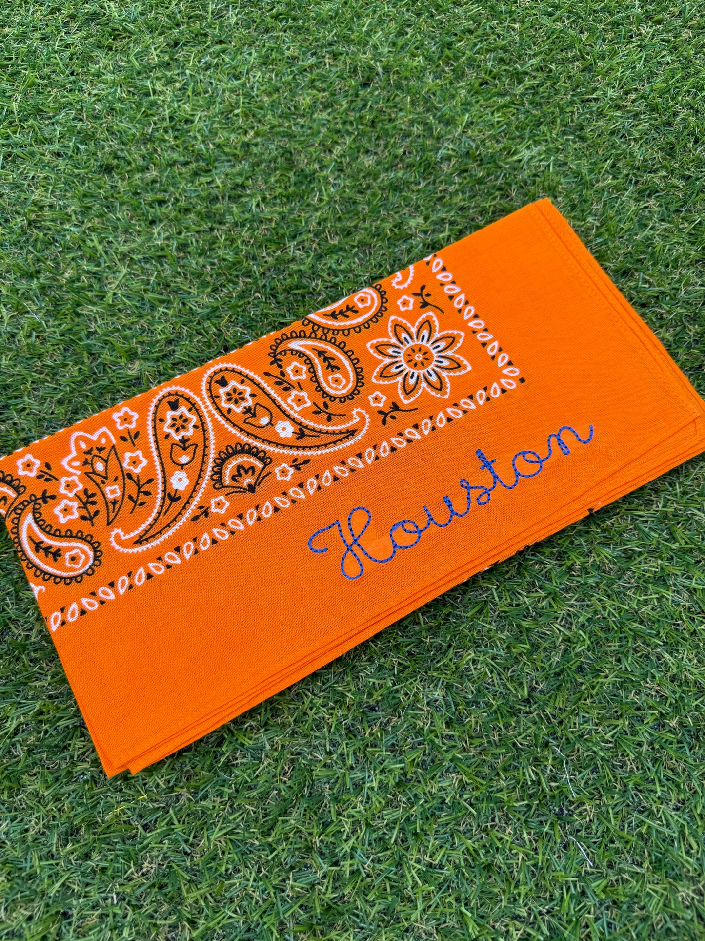 Houston Bandana- Orange