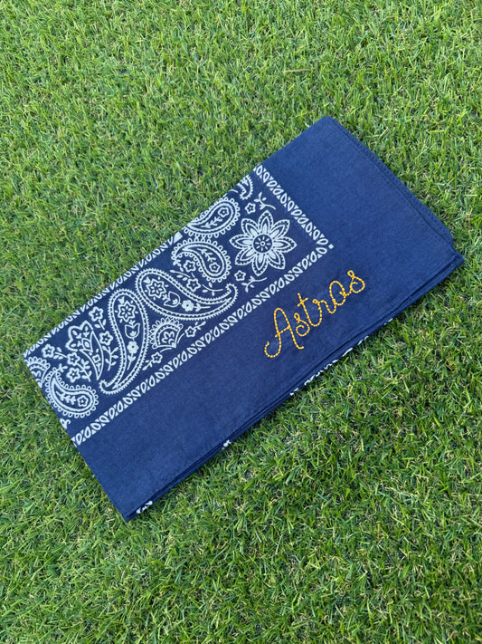 Astros Bandana- Navy
