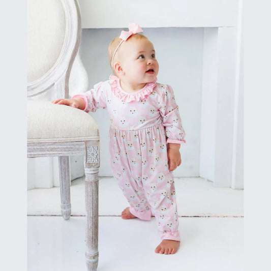 Jolly Santa Ruffle Romper
