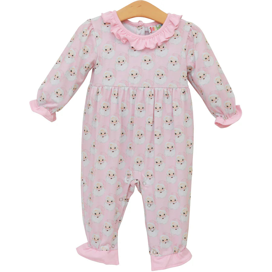 Jolly Santa Ruffle Romper