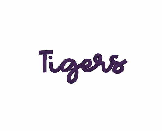 Tigers- Purple "Tigers" in Harriet Satin