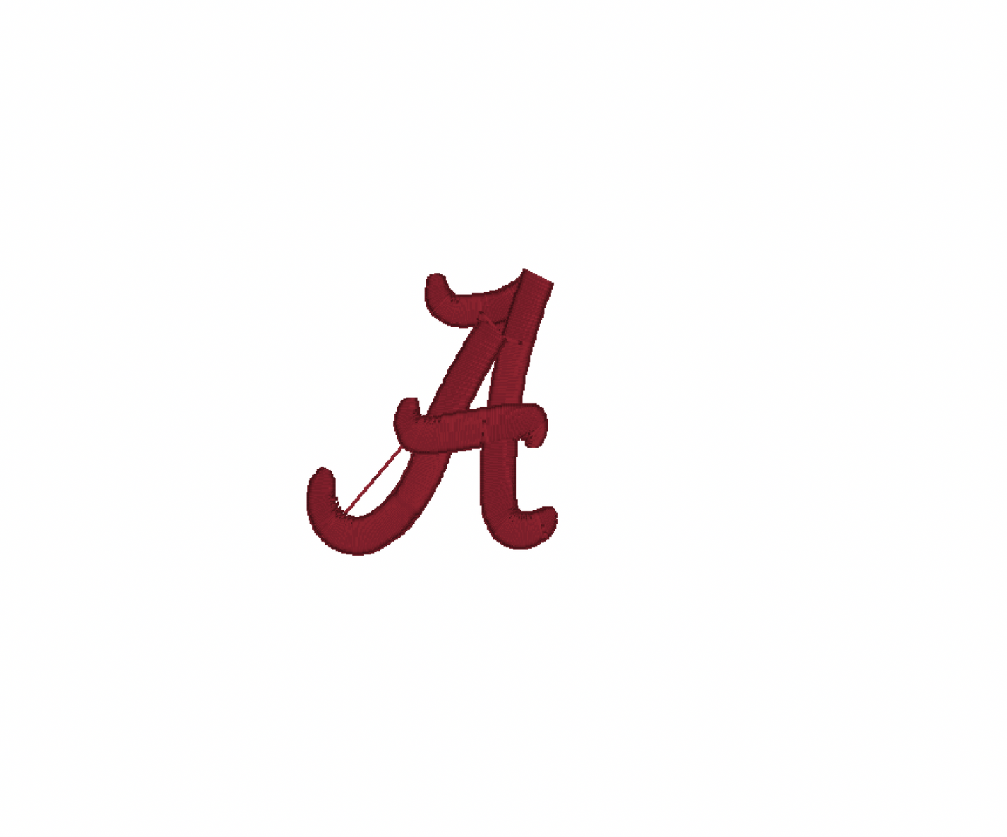 Crimson Tide- traditional "A" logo