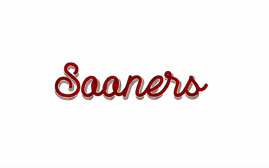 OU- Sooners in double cursive