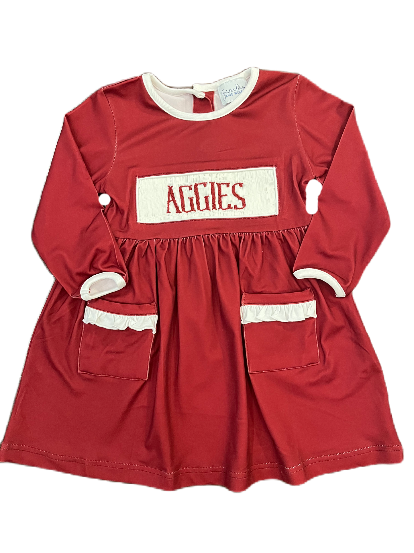 Smock Aggies Longsleeve Pocket Dress